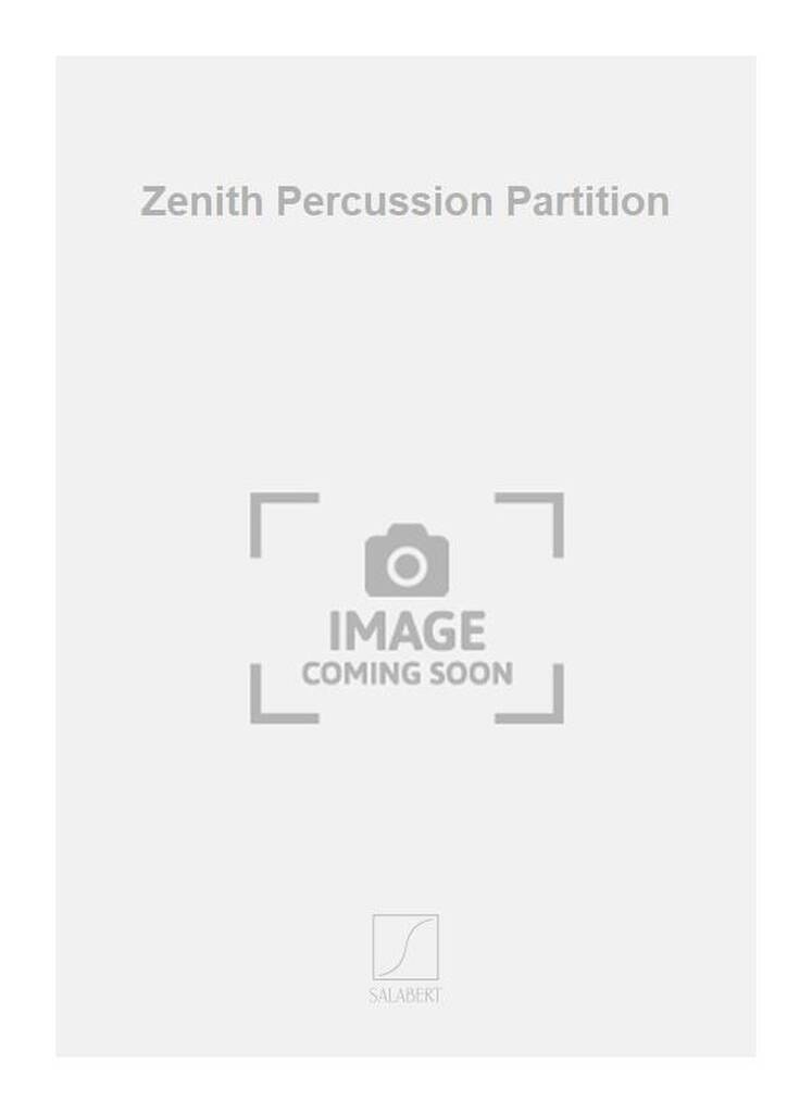 Knjiga ZENITH PERCUSSION PARTITION IANCU DUMITRESCU
