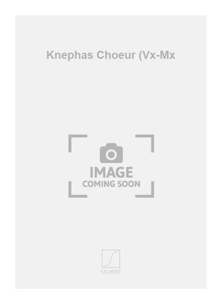 Knjiga KNEPHAS CHOEUR (VX-MX CHANT IANNIS XENAKIS