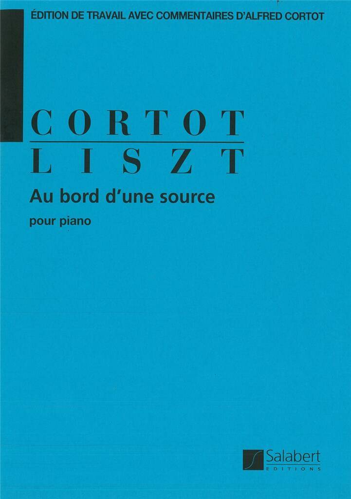 Knjiga AU BORD D'UNE SOURCE PIANO FRANZ LISZT