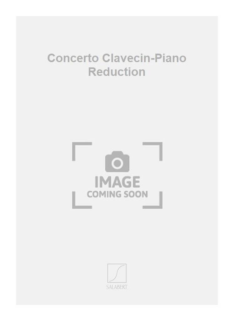 Book CONCERTO CLAVECIN-PIANO REDUCTION DARIUS MILHAUD