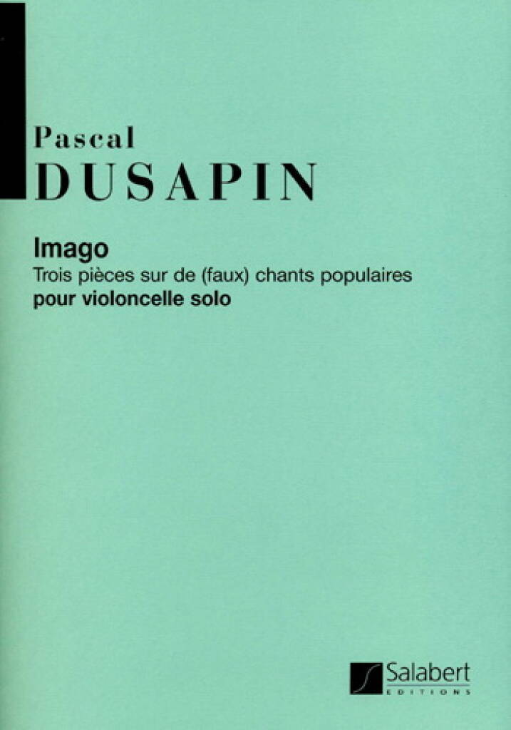 Libro IMAGO VIOLONCELLE PASCAL DUSAPIN