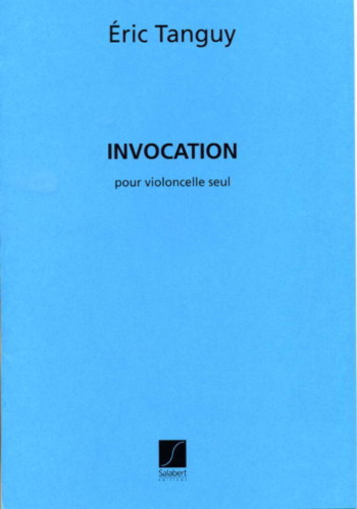 Knjiga INVOCATION VIOLONCELLE ERIC TANGUY