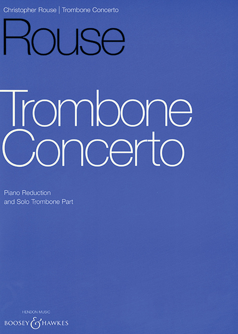 Artigos impressos TROMBONE CONCERTO -LIVRE +PARTITION CHRISTOPHER ROUSE