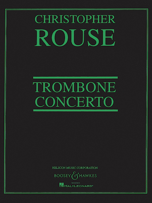 Printed items TROMBONE CONCERTO CHRISTOPHER ROUSE
