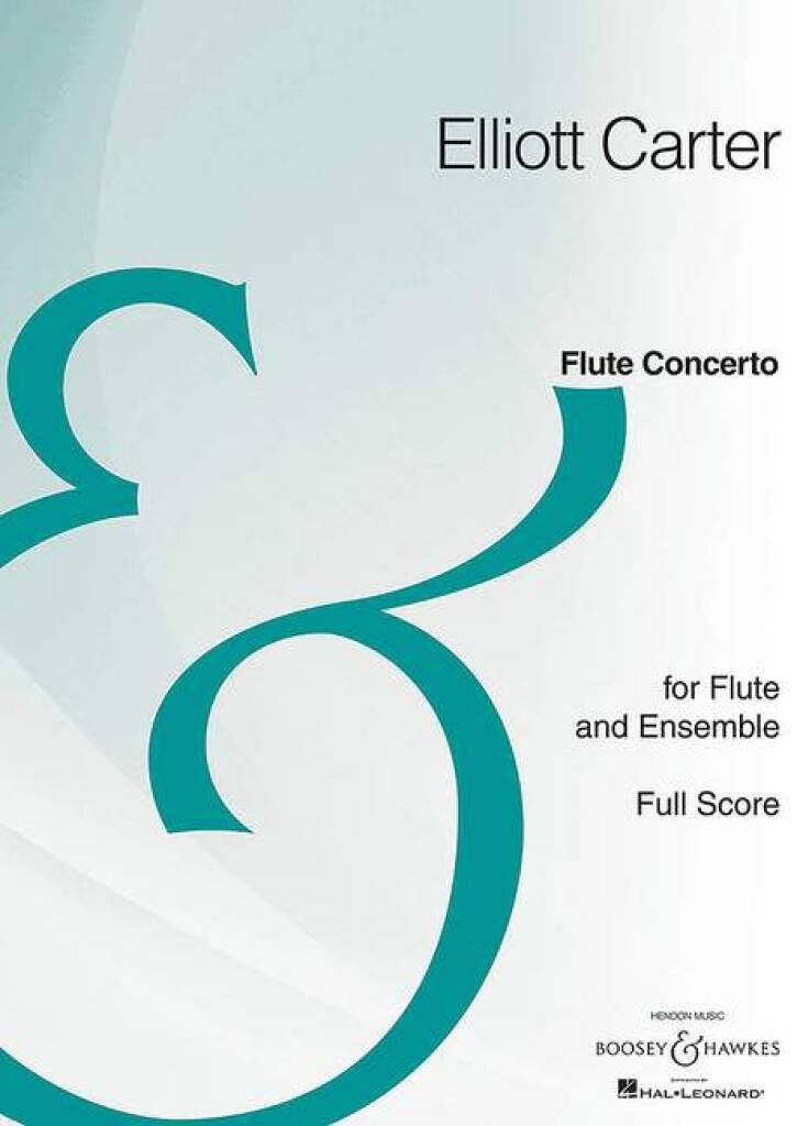 Knjiga FLUTE CONCERTO ELLIOTT CARTER