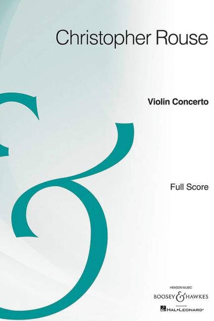 Carte VIOLIN CONCERTO CHRISTOPHER ROUSE