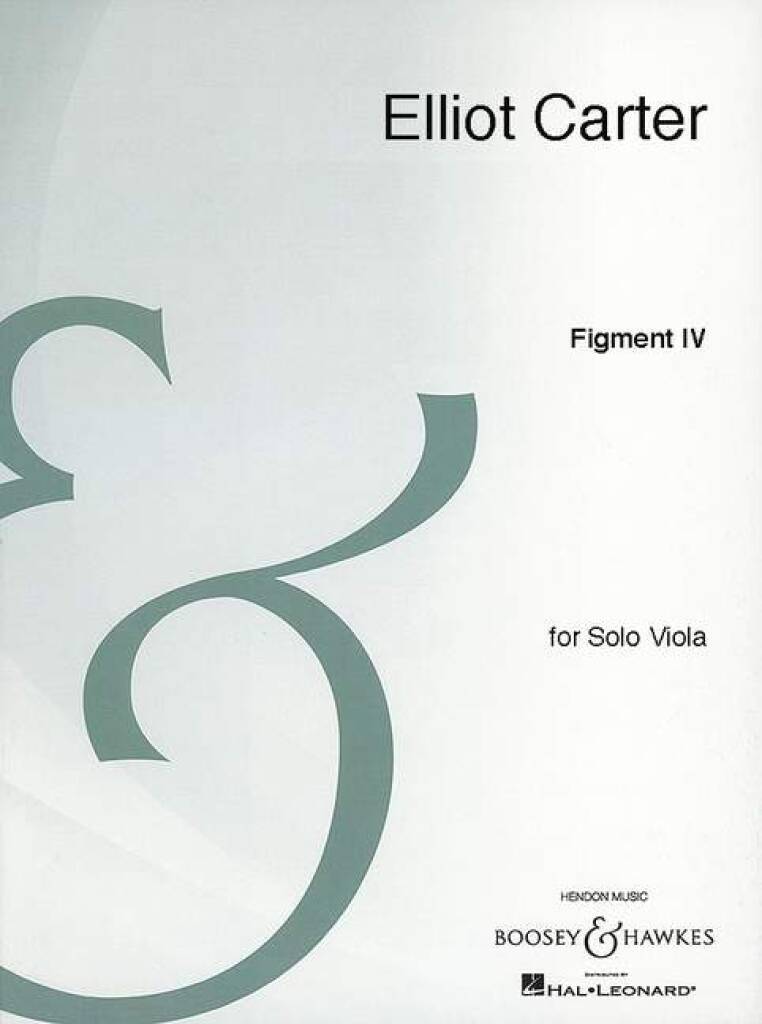 Knjiga FIGMENT IV ALTO ELLIOTT CARTER