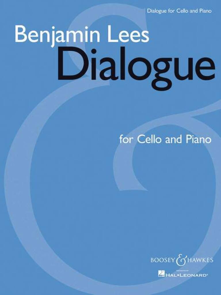 Book DIALOGUE VIOLONCELLE BENJAMIN LEES