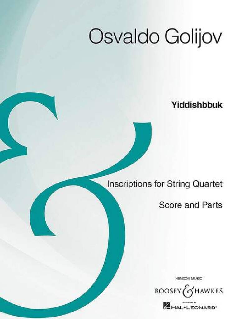 Knjiga YIDDISHBBUK MUSIQUE D'ENSEMBLE-PARTITION+PARTIES SEPAREES OSVALDO GOLIJOV