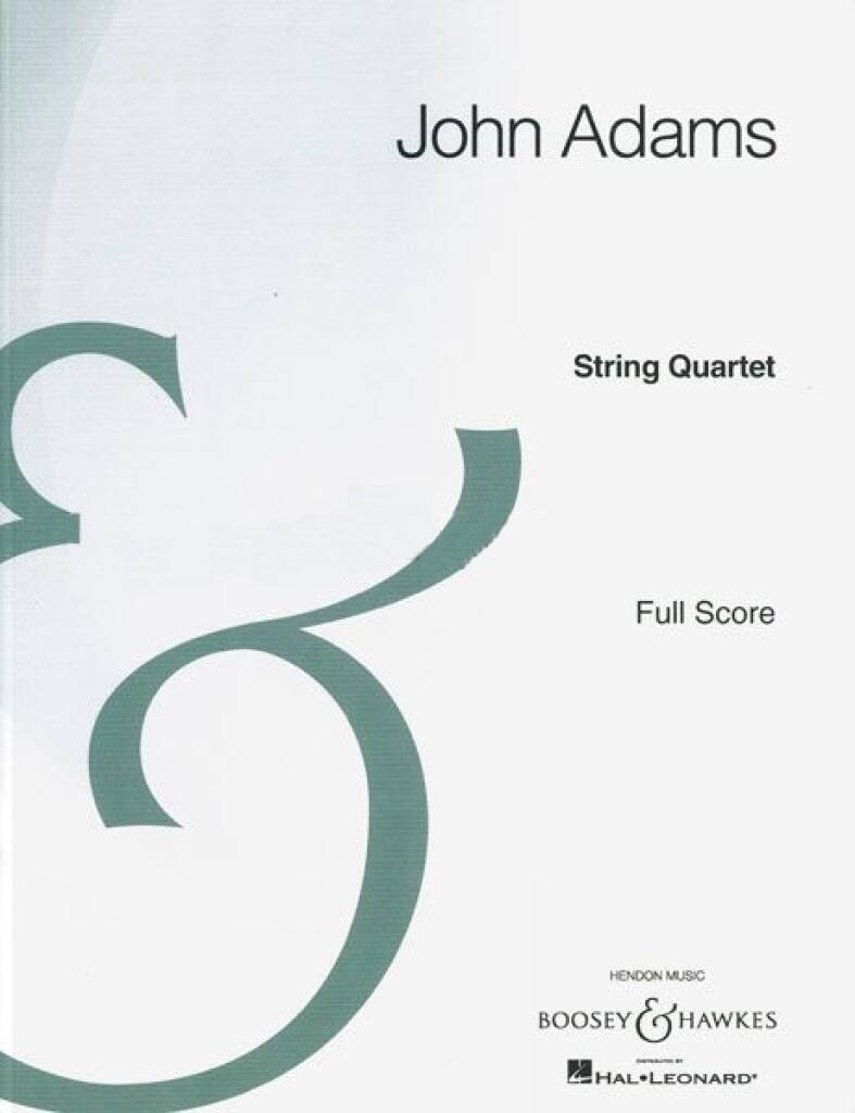 Knjiga STRING QUARTET MUSIQUE D'ENSEMBLE JOHN ADAMS