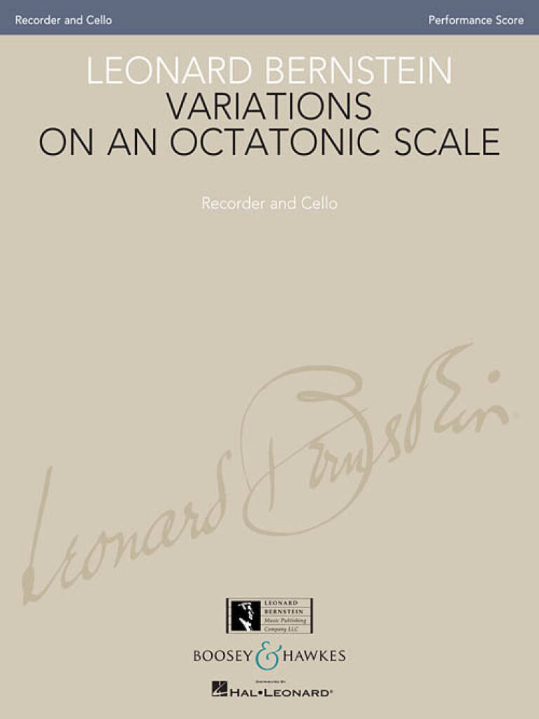 Livro VARIATIONS ON AN OCTATONIC SCALE LEONARD BERNSTEIN