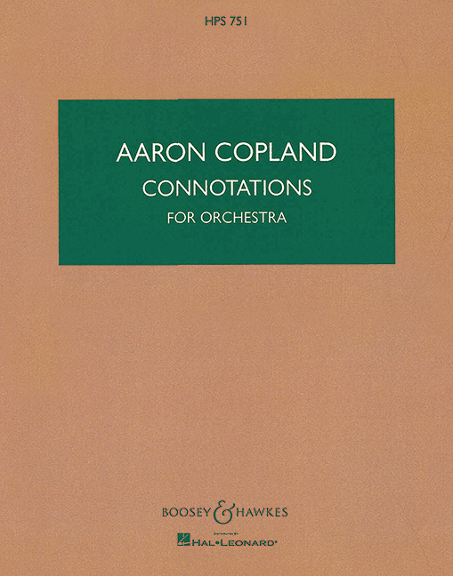 Tiskanica CONNOTATIONS ORCHESTRE AARON COPLAND
