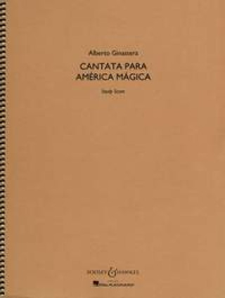 Tiskovina CANTATA PARA AMERICA MAGICA OP. 27 ALBERTO GINASTERA