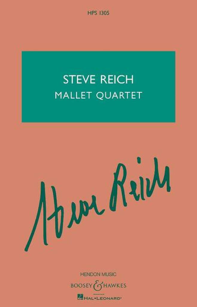 Book MALLET QUARTET STEVE REICH