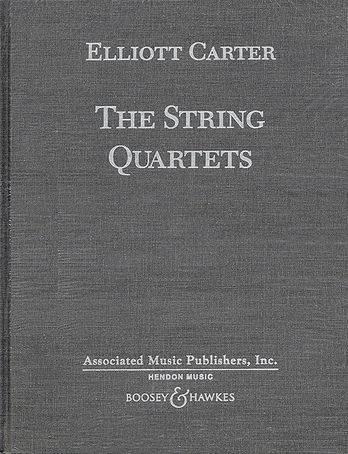 Printed items STRING QUARTETS MUSIQUE D'ENSEMBLE ELLIOTT CARTER
