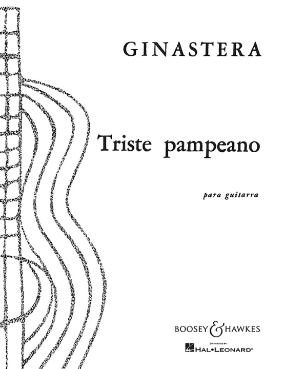 Printed items TRISTE PAMPEANO GUITARE ALBERTO GINASTERA