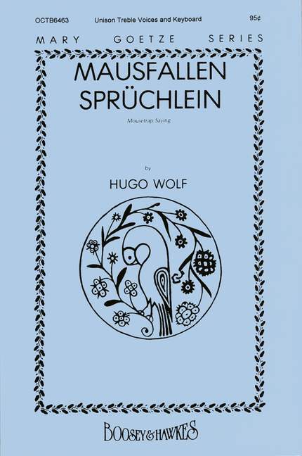 Prasa MAUSFALLEN SPRUCHLEIN CHANT HUGO WOLF