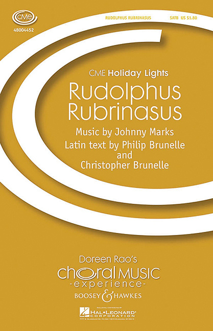 Tiskovina RUDOLPHUS RUBRINASUS CHANT JOHNNY MARKS