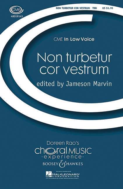 Tiskovina NON TURBETER COR VESTRUM CHANT LUDOVICO VIADANA