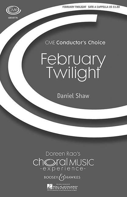 Printed items FEBRUARY TWILIGHT CHANT DANIEL SHAW