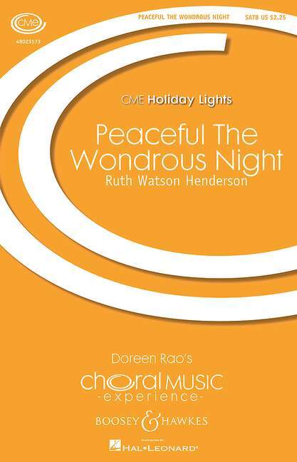 Pubblicazioni cartacee PEACEFUL THE WONDROUS NIGHT RUTH WATSON HENDERSO