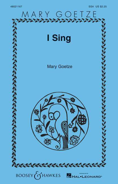 Drucksachen I SING CHANT MARY GOETZE