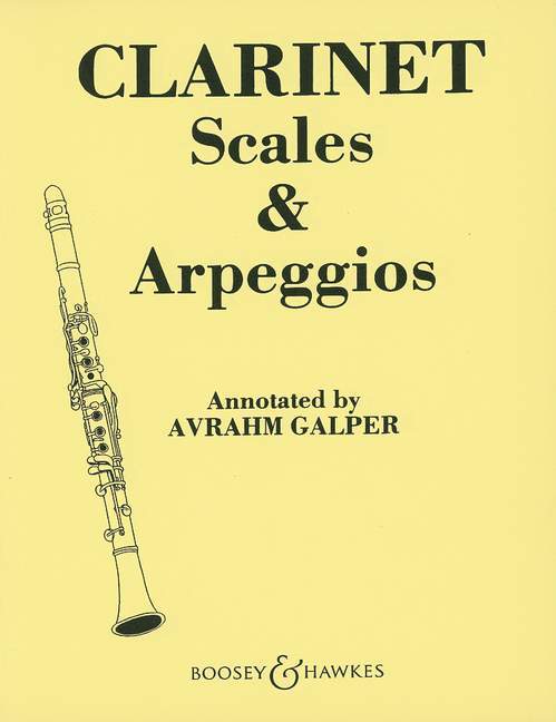 Printed items SCALES & ARPEGGIOS CLARINETTE AVRAHM GALPER
