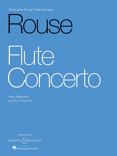 Drucksachen FLUTE CONCERTO -PARTITION+PARTIES SEPAREES CHRISTOPHER ROUSE