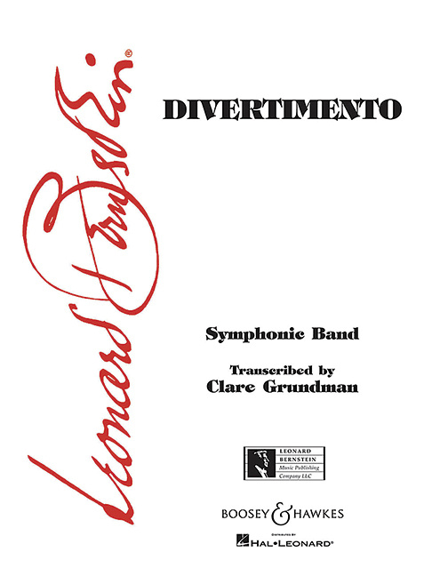 Tiskovina DIVERTIMENTO CONCERT BAND/HARMONIE-PARTITION+PARTIES SEPAREES LEONARD BERNSTEIN