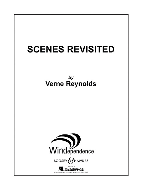 Tiskanica SCENES REVISTED CONCERT BAND/HARMONIE/FANFARE-PARTITION+PARTIES SEPAREES VERNE REYNOLDS