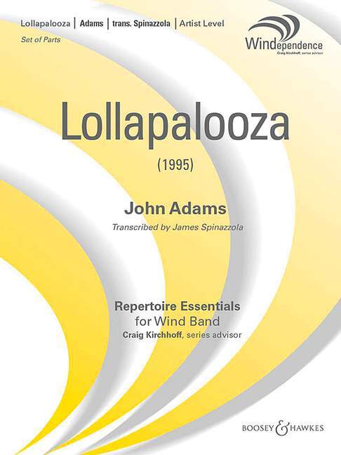 Drucksachen LOLLAPALOOZA CONCERT BAND/HARMONIE/FANFARE-PARTITION+PARTIES SEPAREES JOHN ADAMS