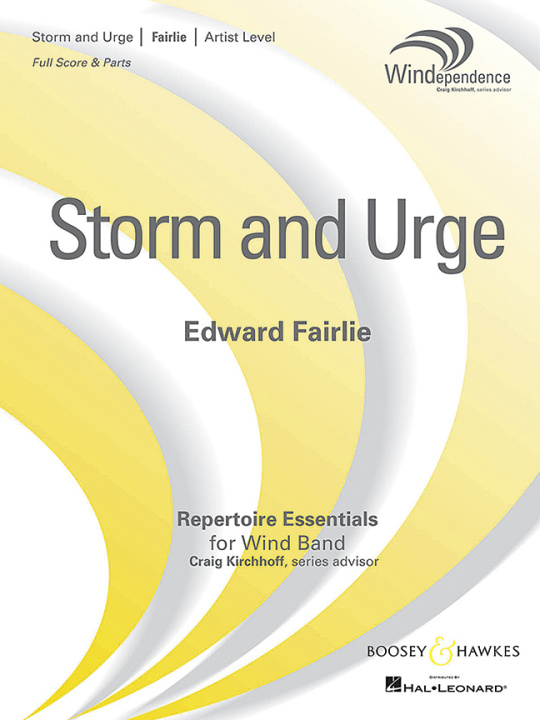 Prasa STORM AND URGE CONCERT BAND/HARMONIE/FANFARE-PARTITION+PARTIES SEPAREES EDWARD FAIRLIE