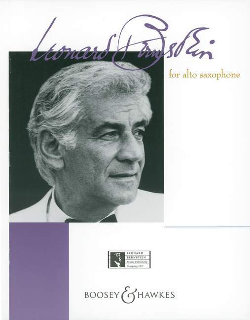 Prasa BERNSTEIN FOR ALTO SAXOPHONE SAXOPHONE LEONARD BERNSTEIN