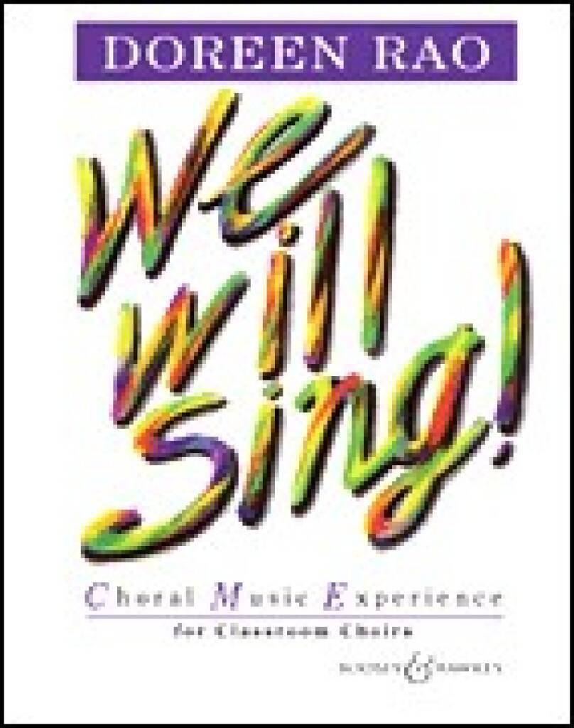 Knjiga WE WILL SING! +K7 