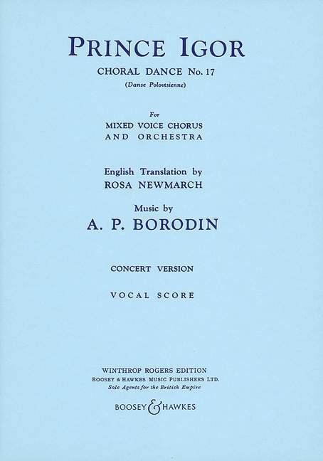 Printed items PRINCE IGOR CHANT ALEXANDER PORFIRYEVI