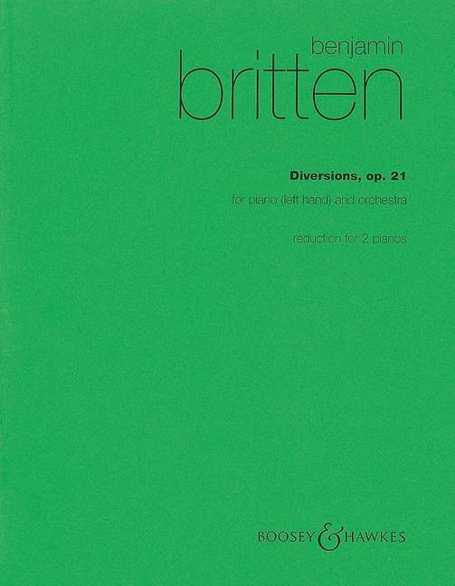 Nyomtatványok DIVERSIONS OP. 21 BENJAMIN BRITTEN