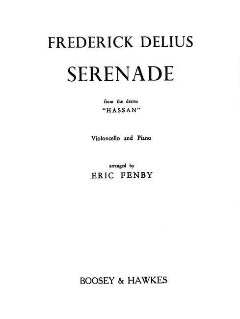 Materiale tipărite SERENADE VIOLONCELLE FREDERICK DELIUS