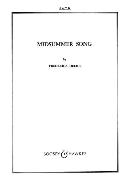 Printed items MIDSUMMER SONG CHANT FREDERICK DELIUS