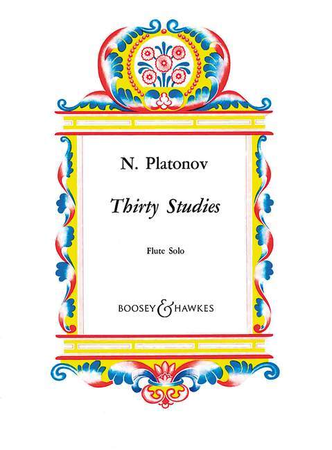 Tiskani izdelki STUDIES(30) FLUTE TRAVERSIERE PLATONOV
