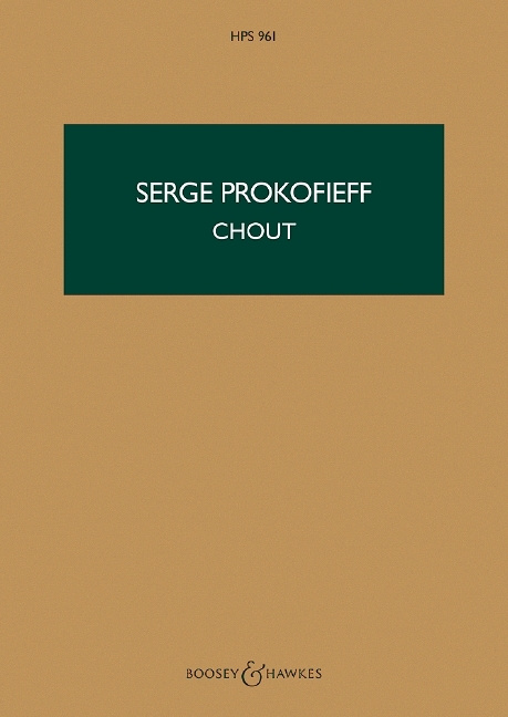 Materiale tipărite CHOUT (THE BUFFOON) OP. 21 SERGEI PROKOFIEV