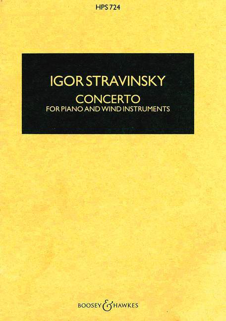 Tiskanica KONZERT IGOR STRAVINSKY
