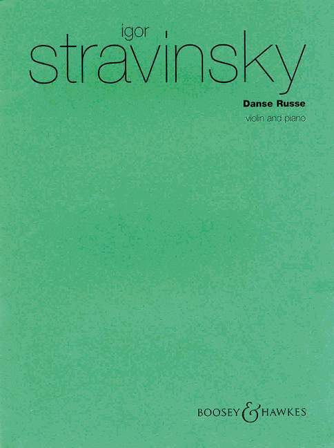 Prasa DANSE RUSSE VIOLON IGOR STRAVINSKY
