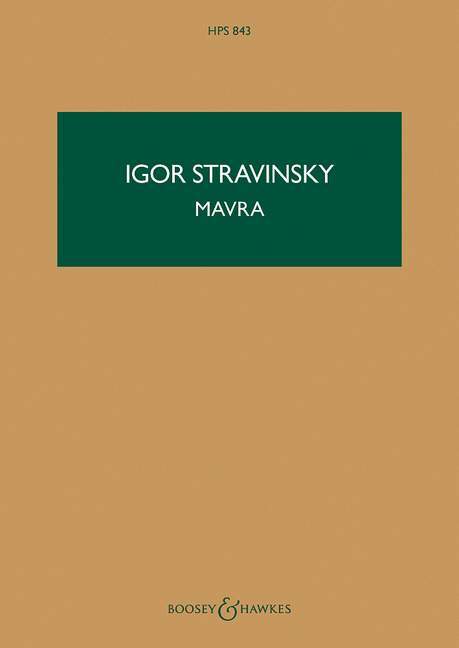 Tiskovina MAVRA IGOR STRAVINSKY