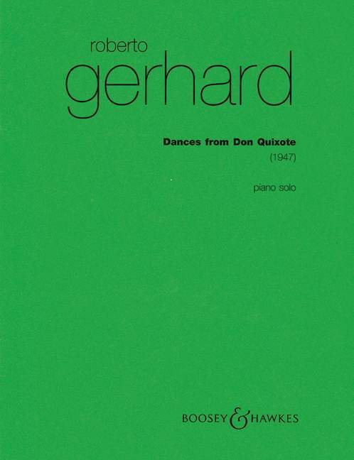 Tiskani izdelki DANCES FROM DON QUIXOTE PIANO ROBERTO GERHARD