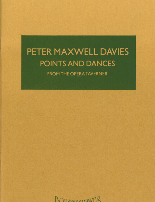Tiskani izdelki POINTS AND DANCES ORCHESTRE SIR PETER MAXWELL DA