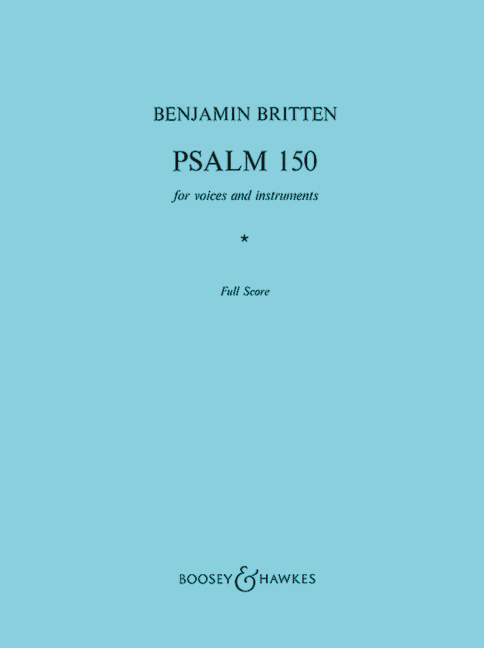 Tiskanica PSALM 150, OP. 67 BENJAMIN BRITTEN