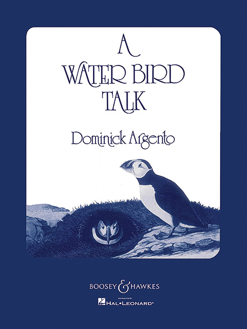 Printed items WATER BIRD TALK CHANT DOMINICK ARGENTO