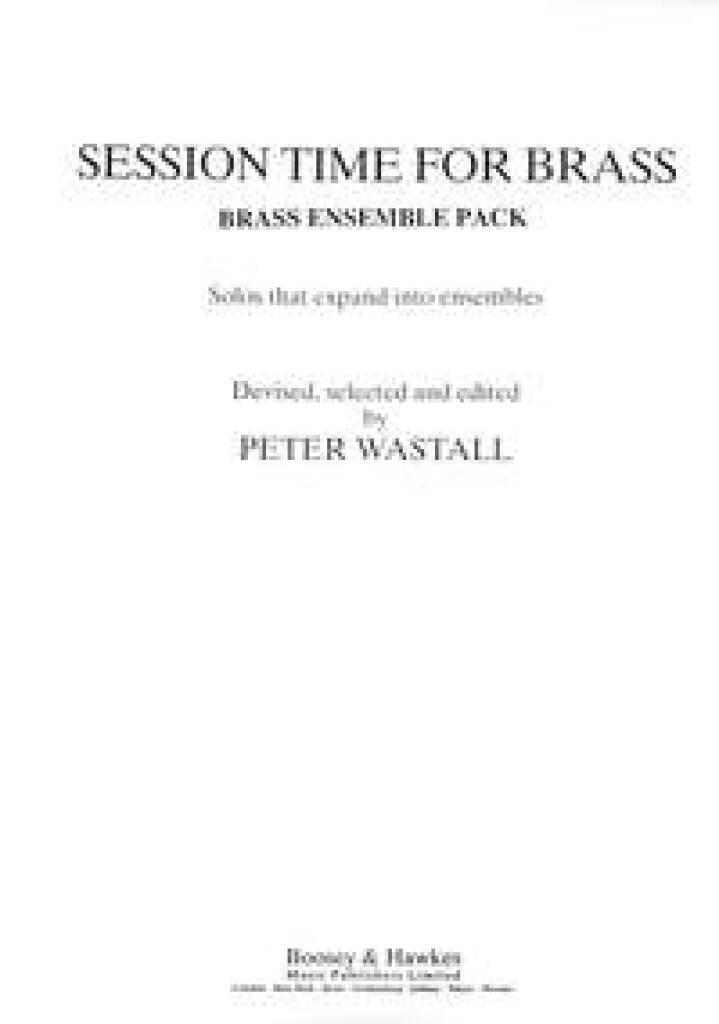 Knjiga SESSION TIME -ENSEMBLE DE PARTITIONS PETER WASTALL
