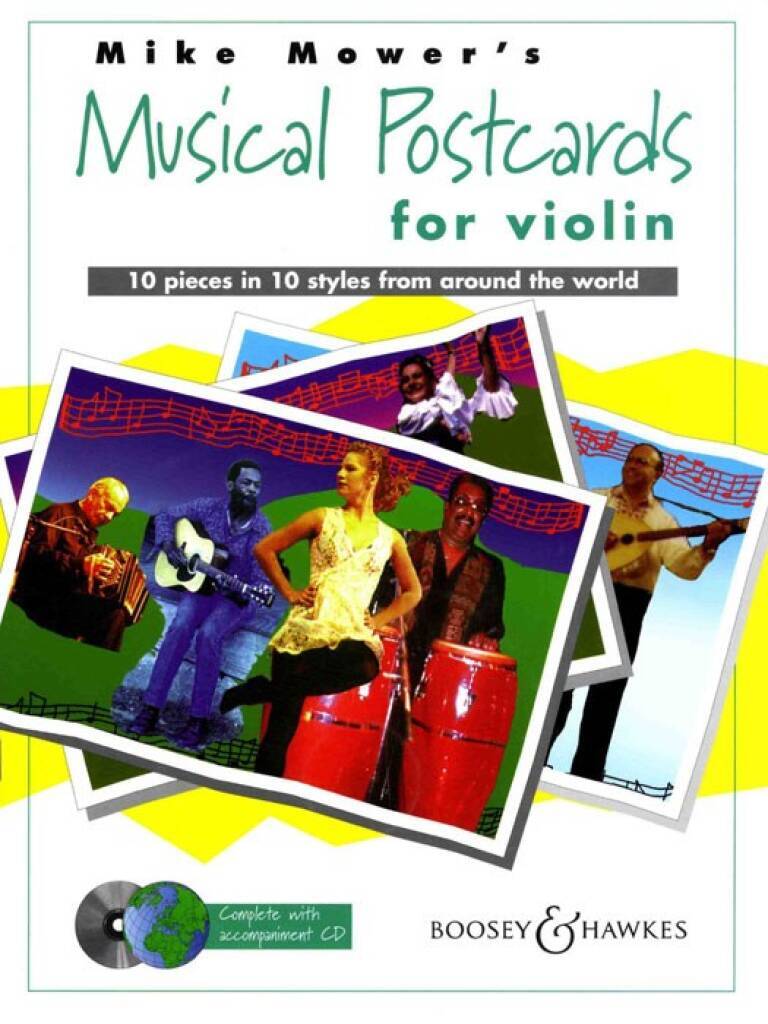 Książka MUSICAL POSTCARDS VIOLON M. MOWER