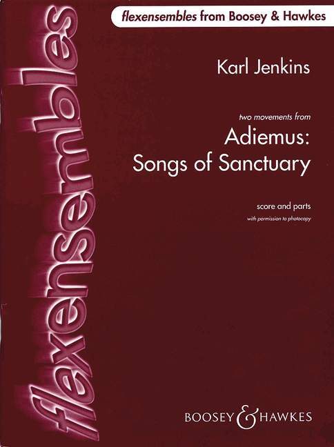Tlačovina ADIEMUS: SONG OF SANCTUARY -PARTITION+PARTIES SEPAREES KARL JENKINS